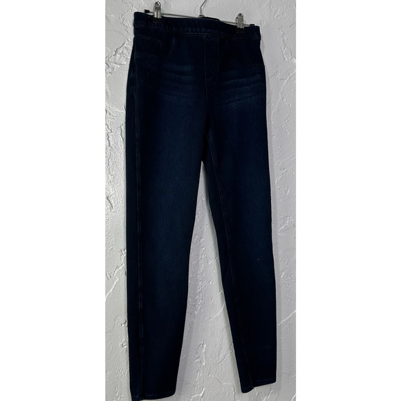 Spanx Jean-ish Ankle Twilight Rinse Leggings Size M Elastic Waist Pull On - Picture 3 of 10